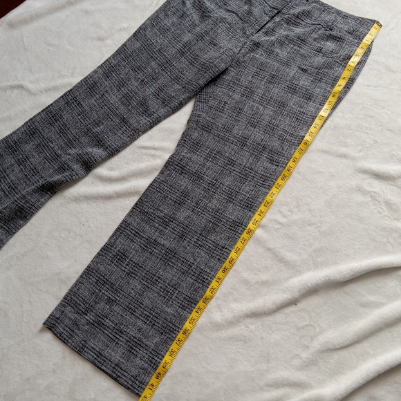 7th Ave NY&CO Black & Gray Knit Wide Leg Trousers size 18 - Picture 6 of 12